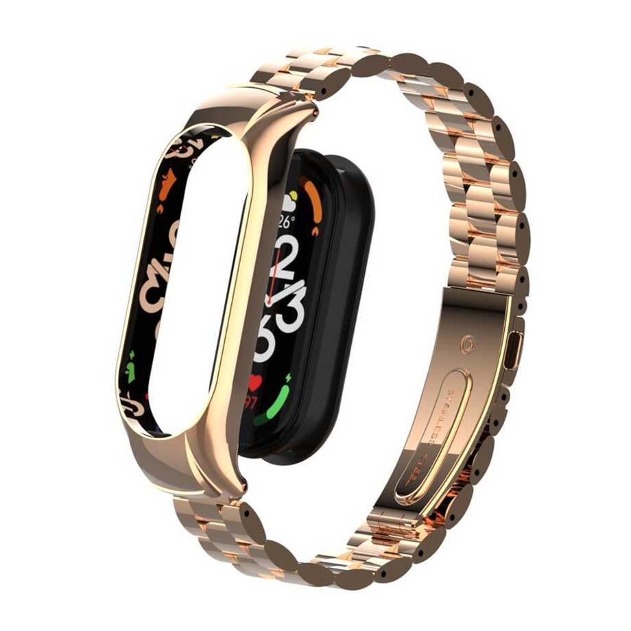  Xiaomi Mi Band 7 KRD-04 Metal Kordon Siyah