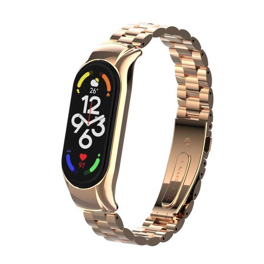  Xiaomi Mi Band 7 KRD-04 Metal Kordon RoseGold