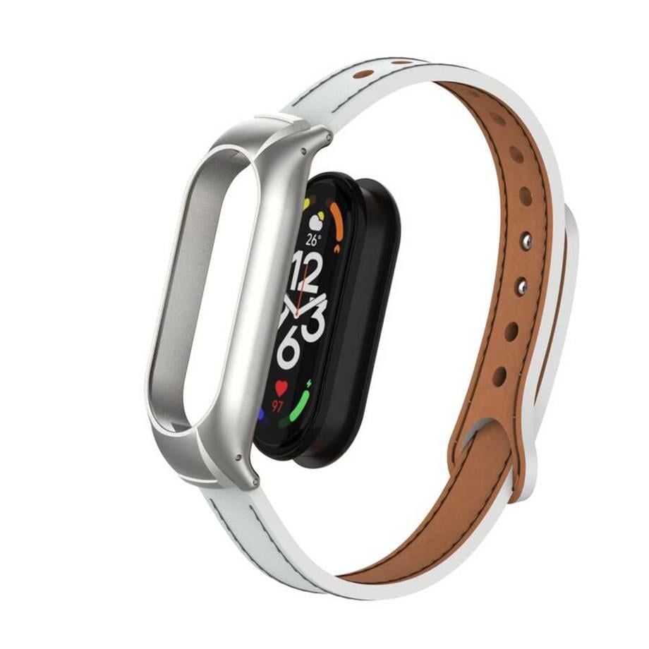  Xiaomi Mi Band 7 KRD-68 Deri Kordon Siyah