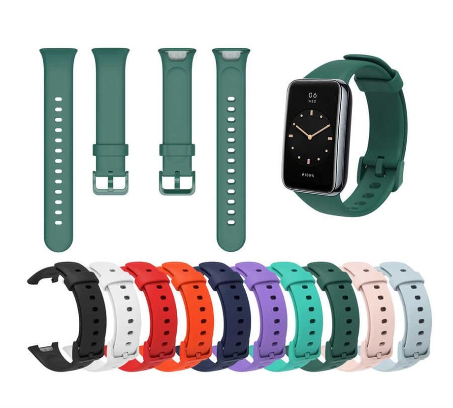  Xiaomi Mi Band 7 Pro KRD-70 Silikon Kordon Lila