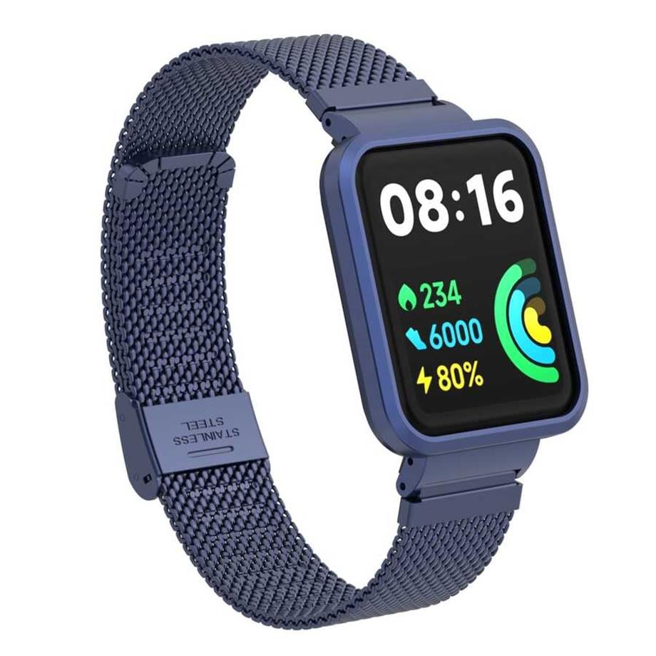  Xiaomi Redmi Watch 2 Lite Zore KRD-66 Metal Kordon Siyah