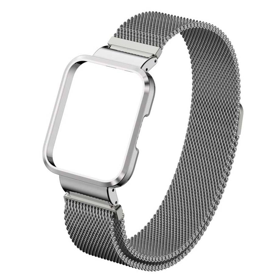  Xiaomi Redmi Watch (Mi Watch Lite) Zore KRD-58 Metal Kordon Lila