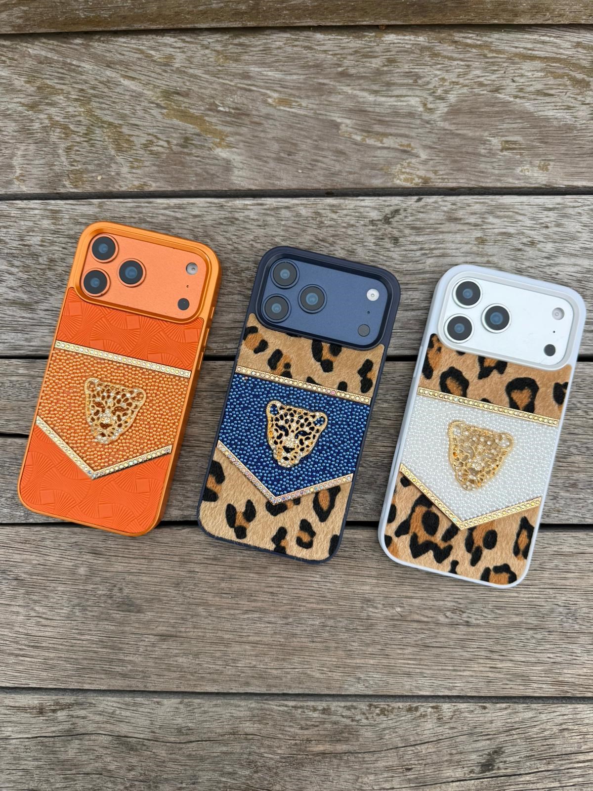 Elegance Leopar Style Silikon Kılıf Turuncu Renkli