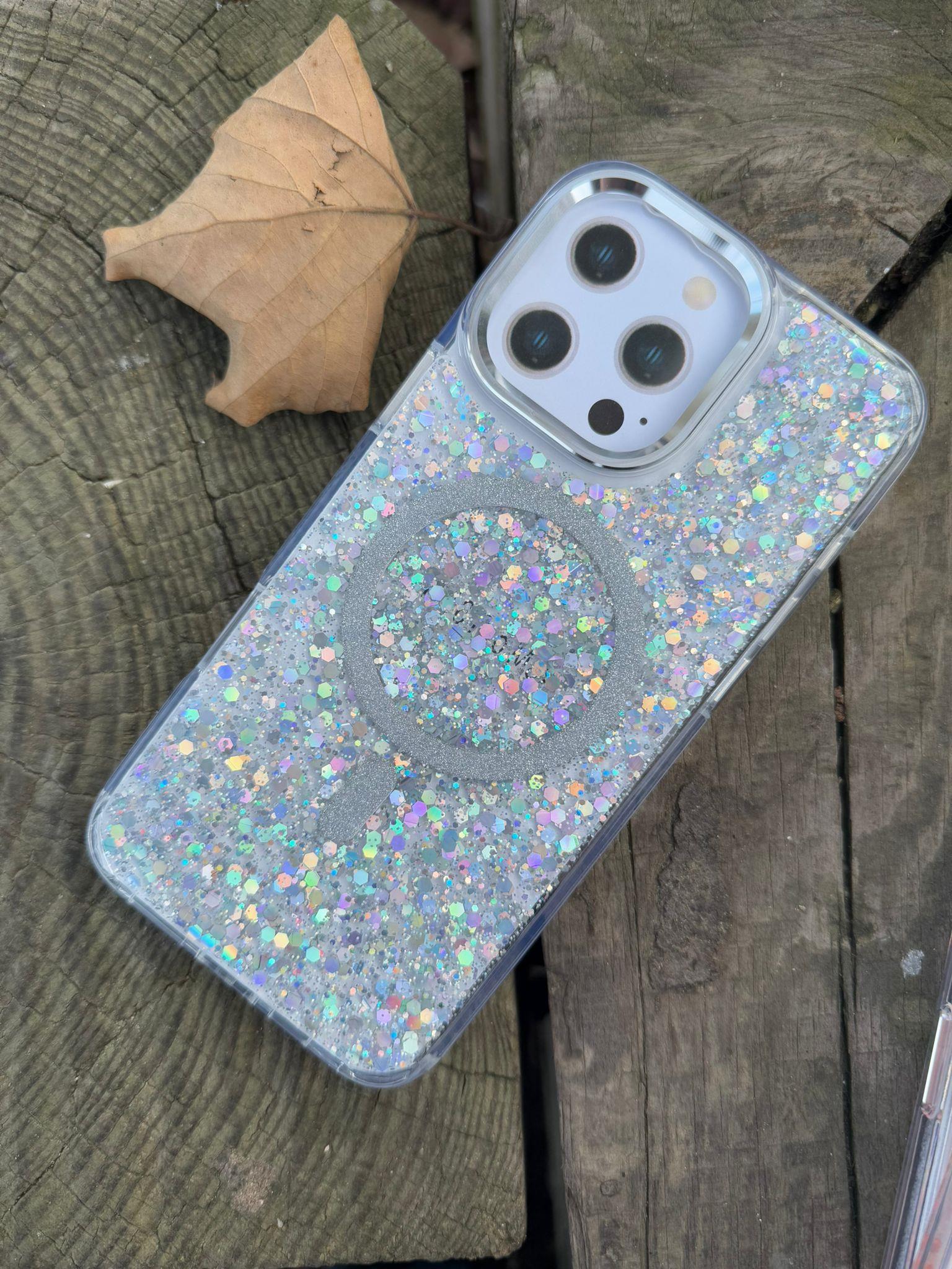 Starlight Glitter Simli Magsafe Telefon Kılıfı Colorfull Renkli