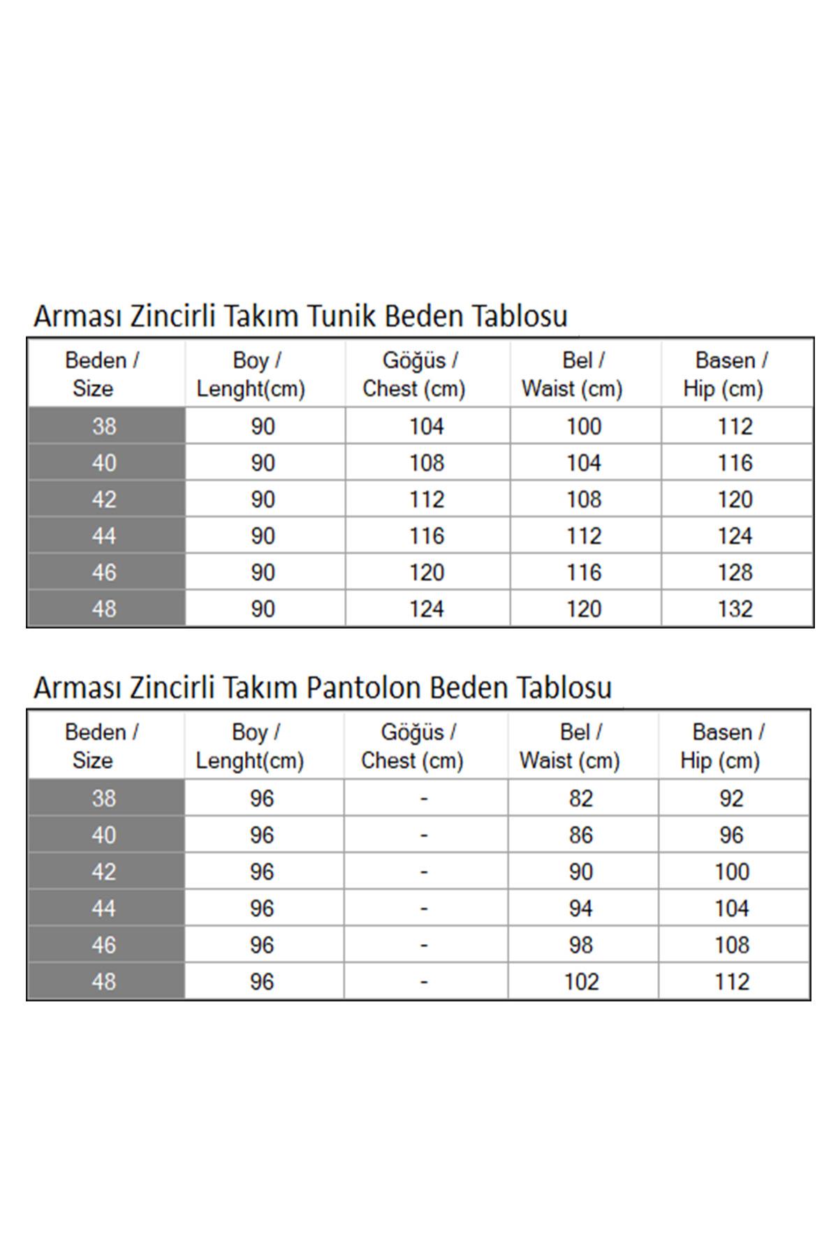 Arması Zincirli Takım Gri 19206