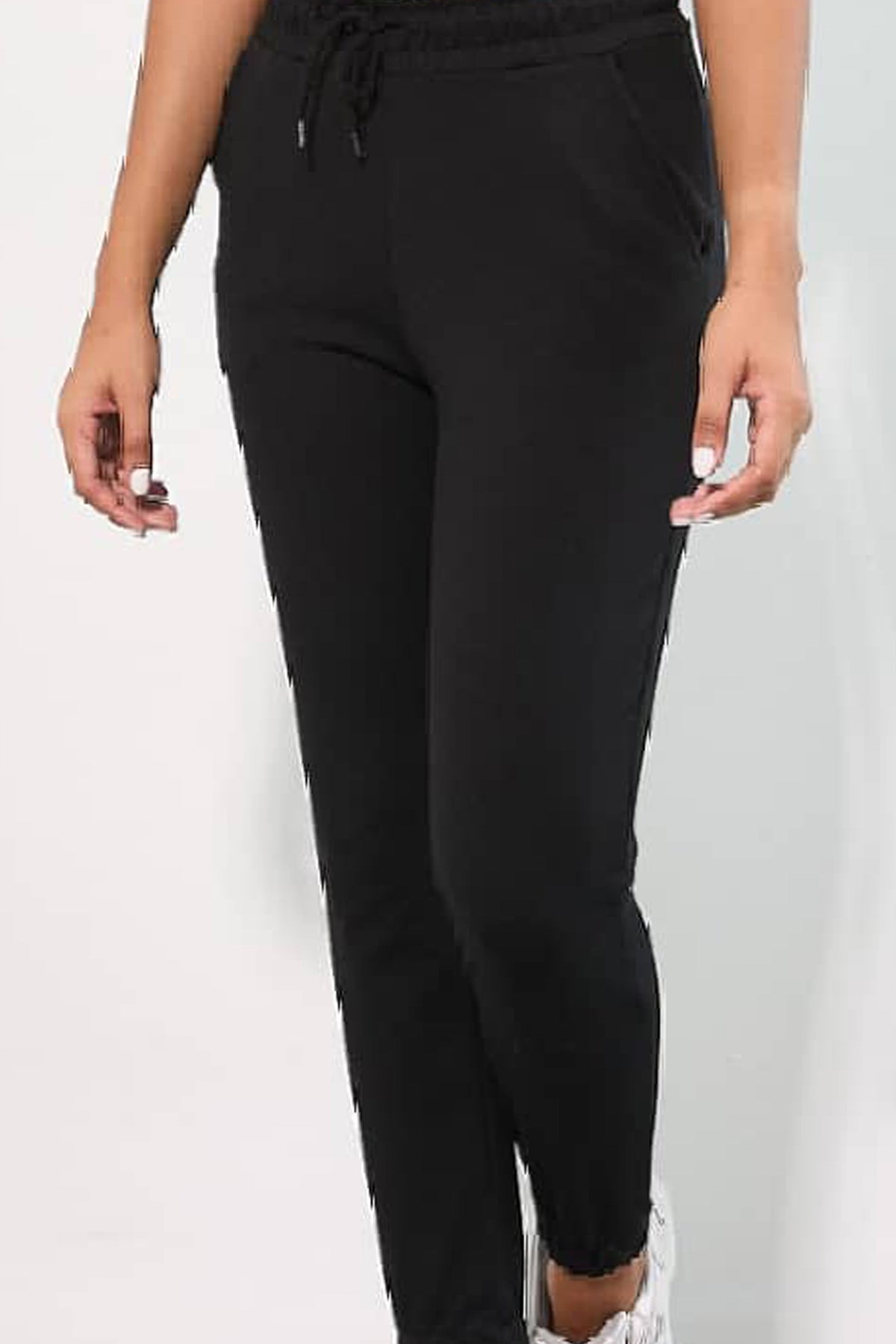 Beli Lastikli Eşofman Siyah 5995