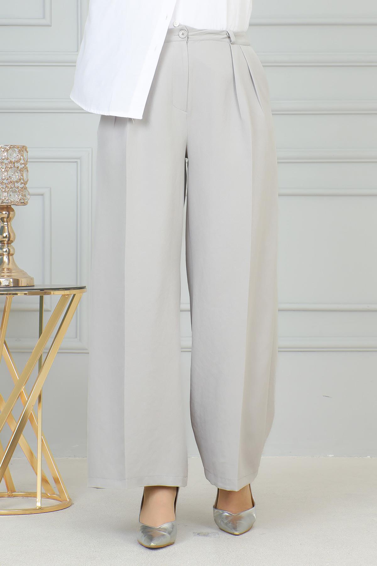 Bol Paça Pantolon Gri 6099
