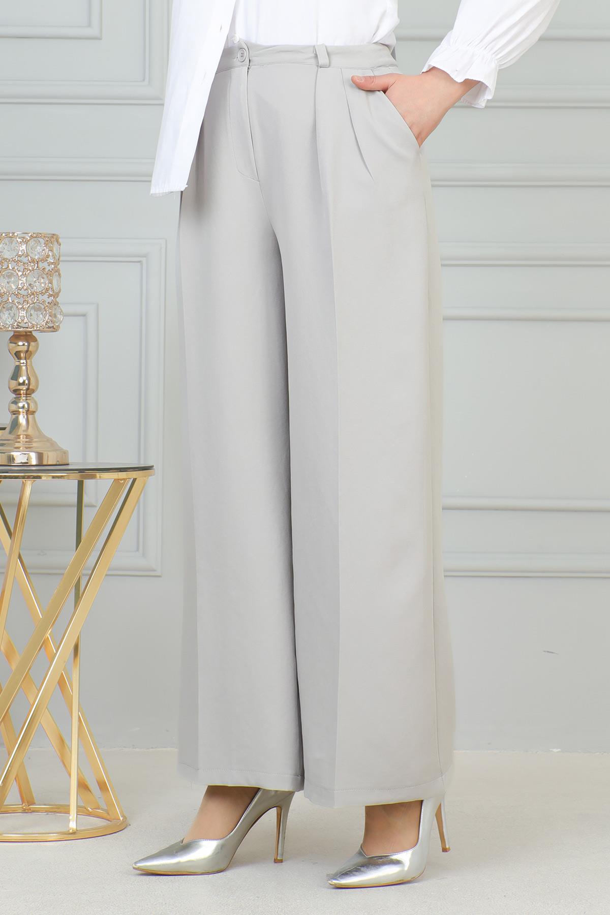 Bol Paça Pantolon Gri 6099