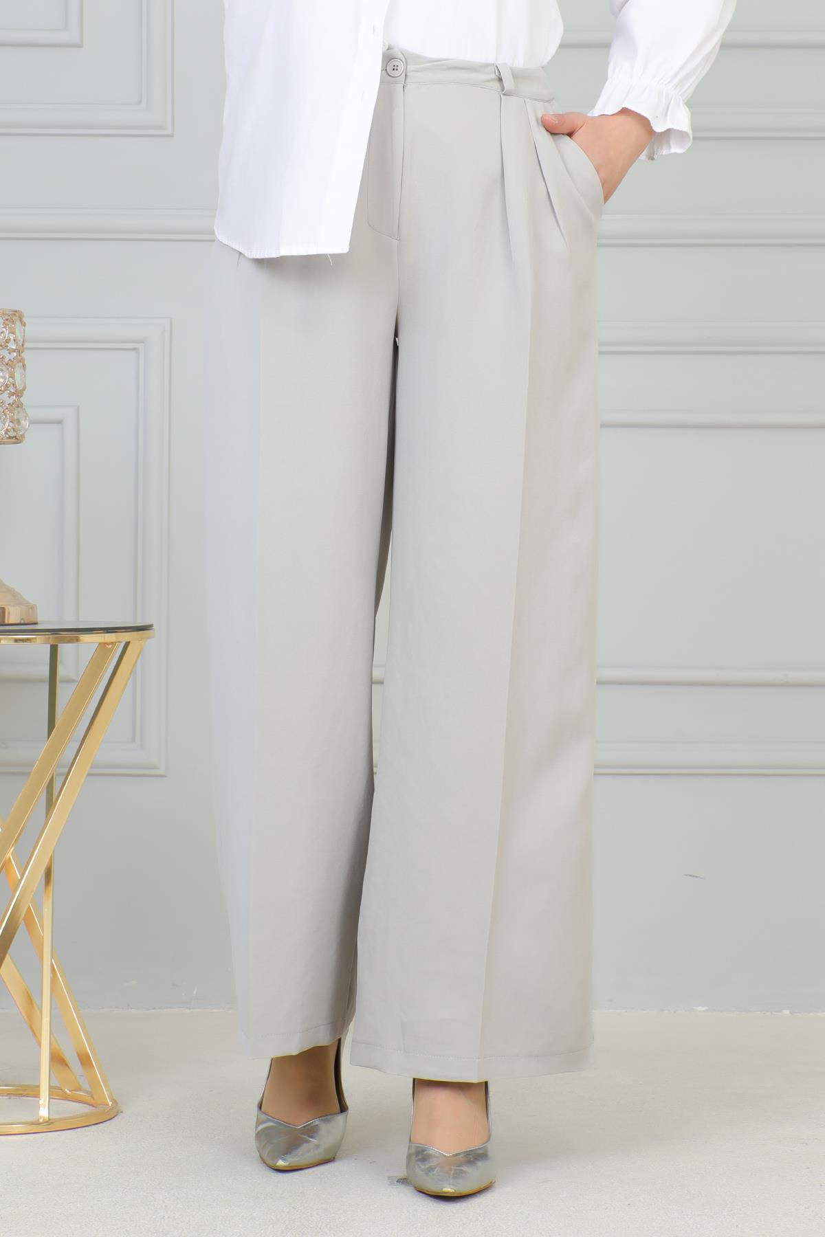 Bol Paça Pantolon Gri 6099