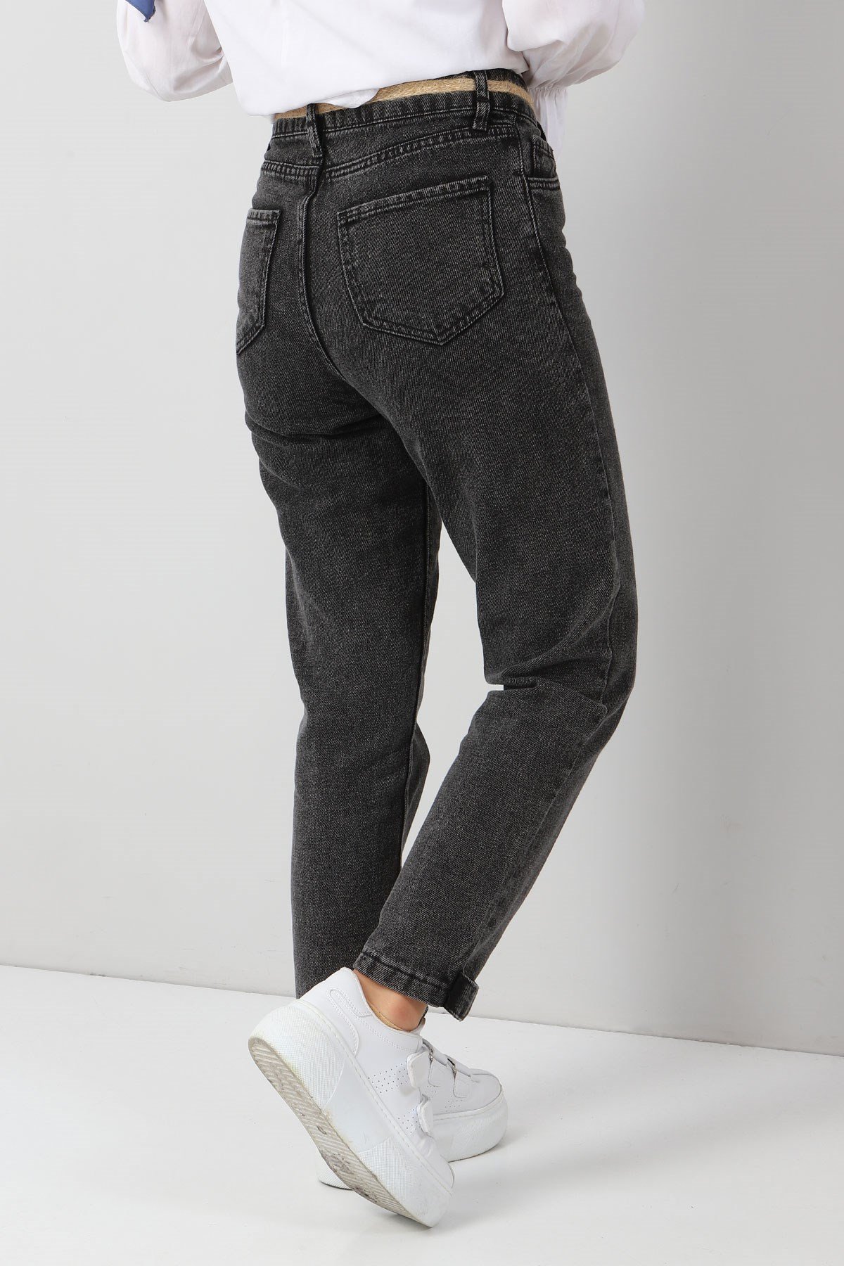 Boyfriend Kot Pantolon Füme 5999