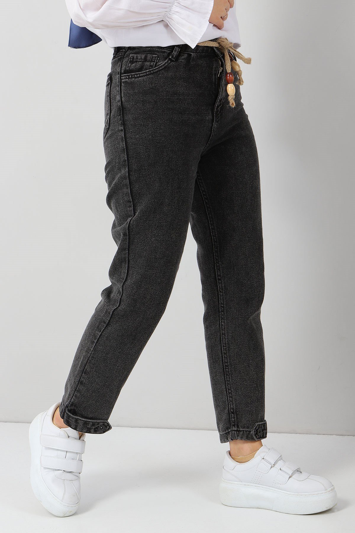 Boyfriend Kot Pantolon Füme 5999