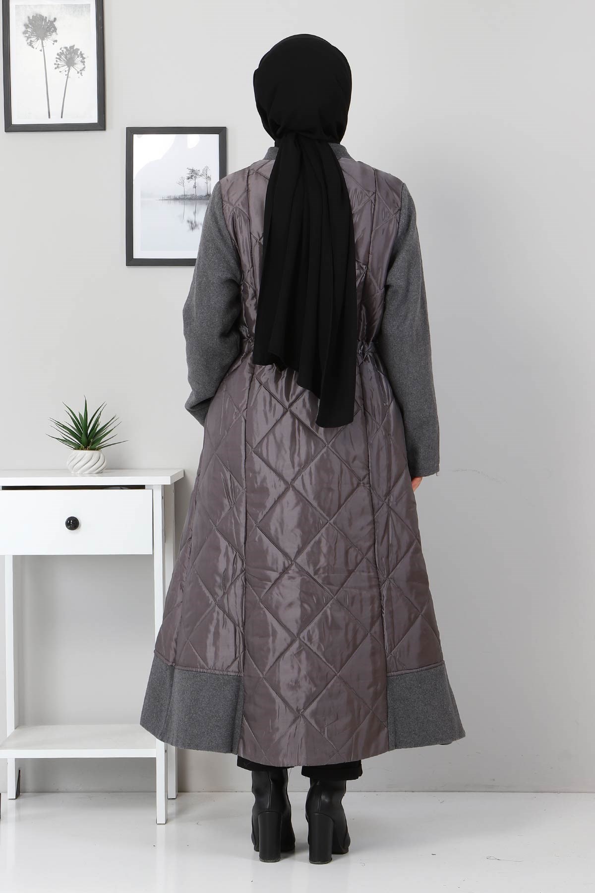 Çift Düğmeli Kaşe Füme 2357