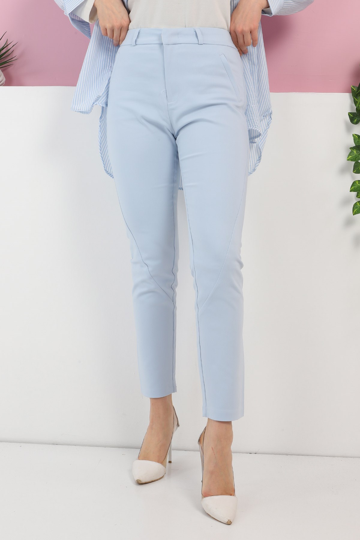 Dar Paça Pantolon Mavi 6023