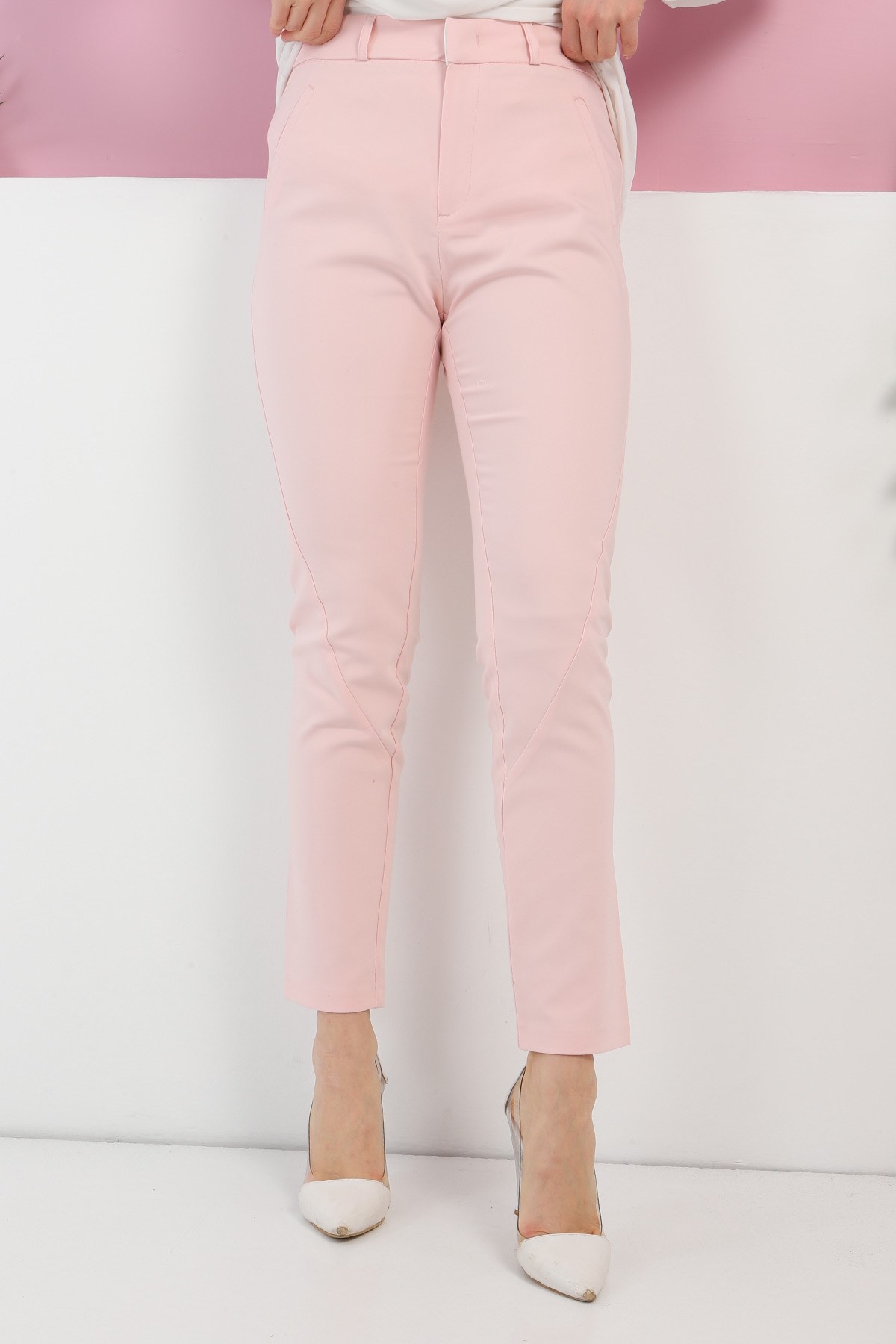 Dar Paça Pantolon Pudra 6023