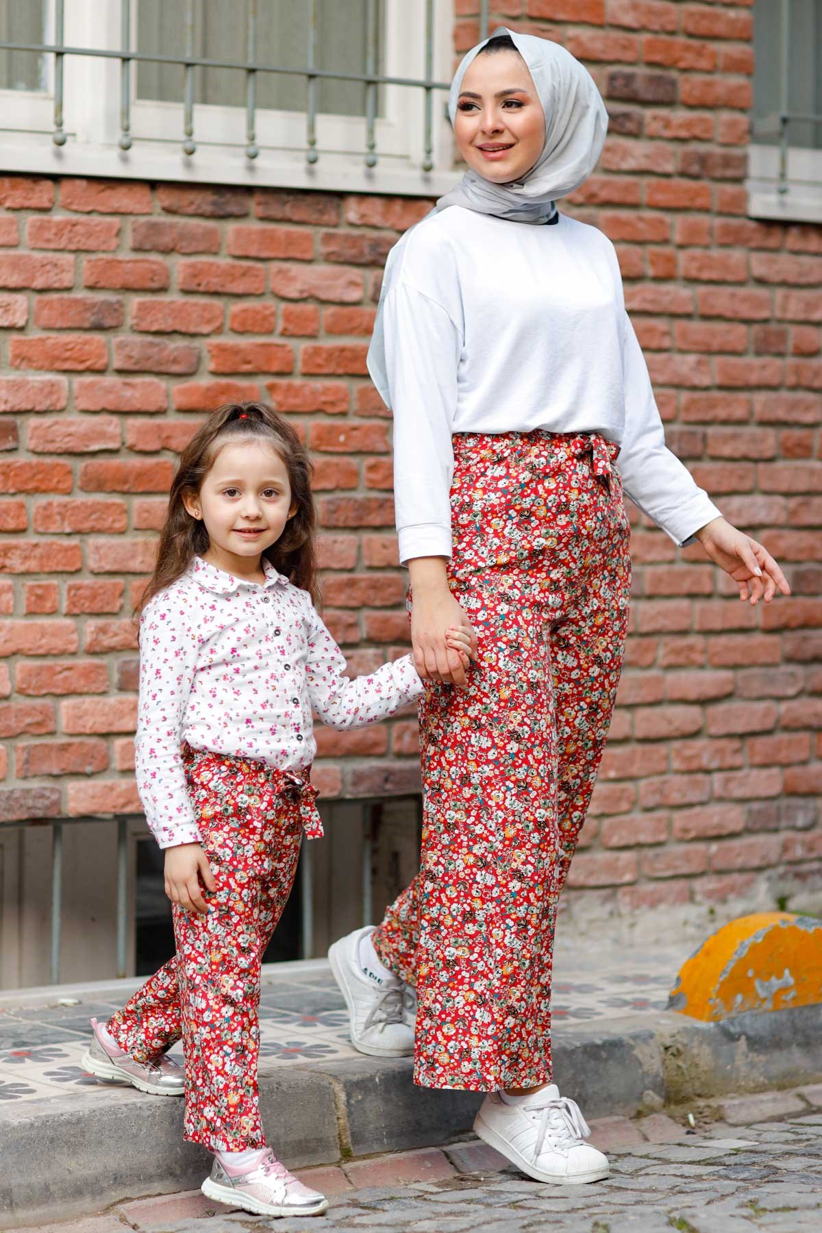Desenli Anne Pantolon Bordo 10627