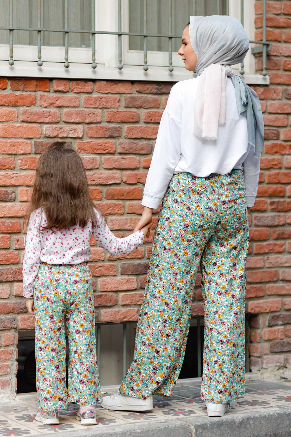 Desenli Anne Pantolon Mint 10627