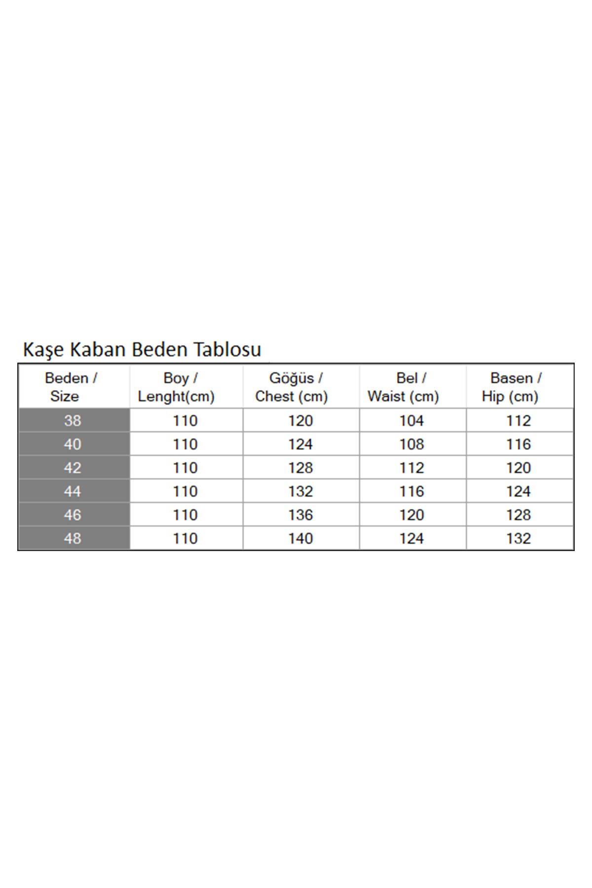 Düğme Detaylı Kaşe Kaban Mavi Mavi MSW19247-1