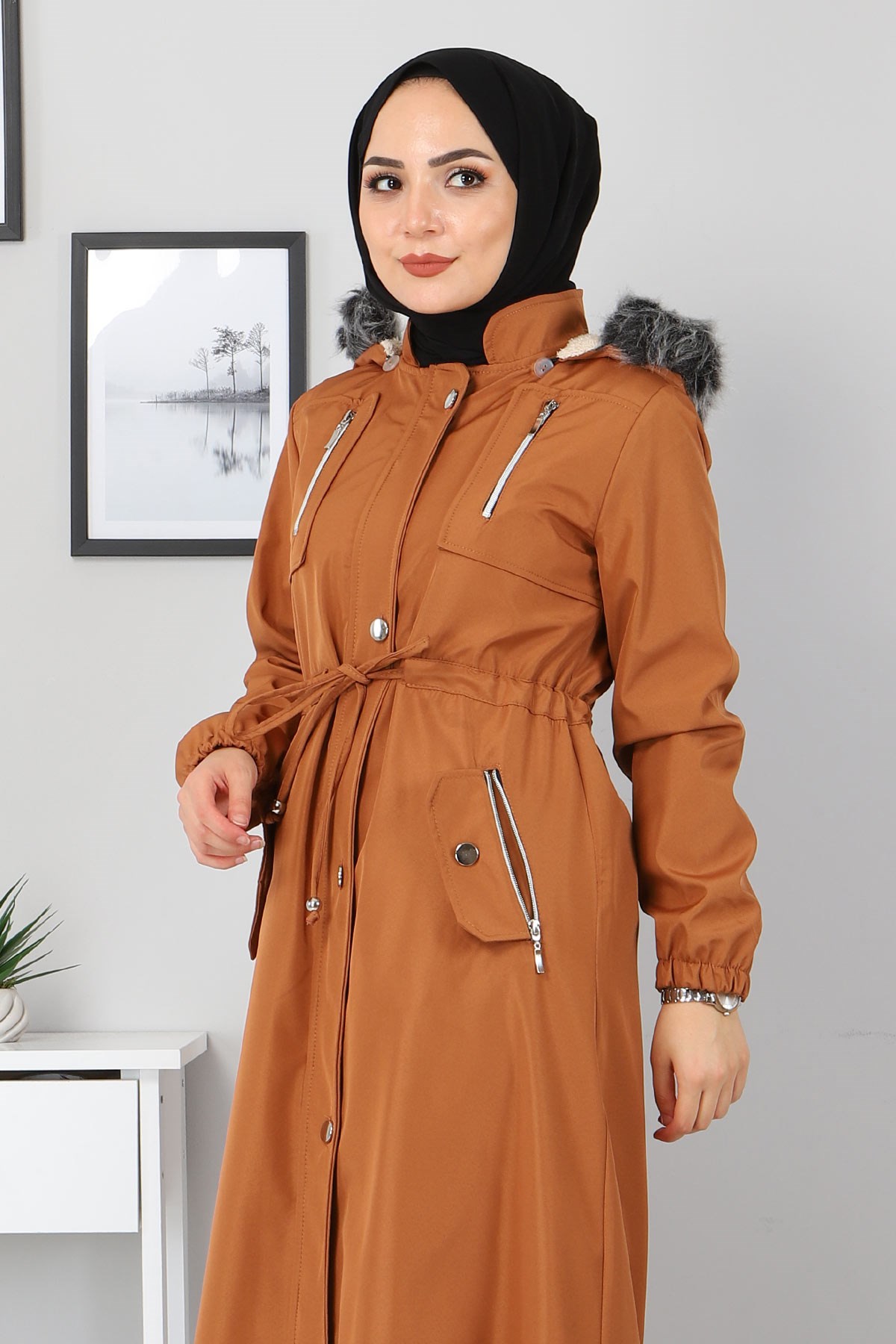 Fermuar Detaylı Mont Taba 10342