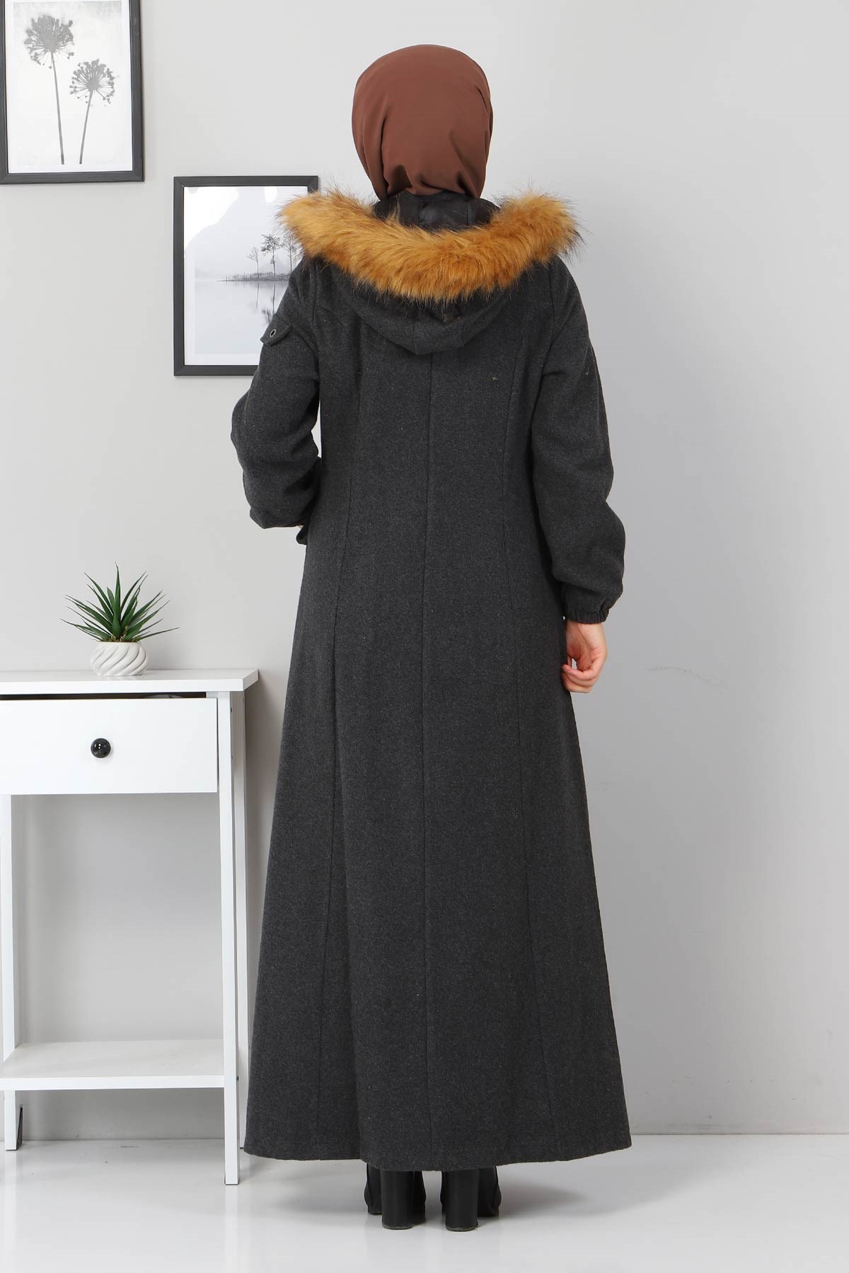 Fermuarlı kaşe Füme 2363