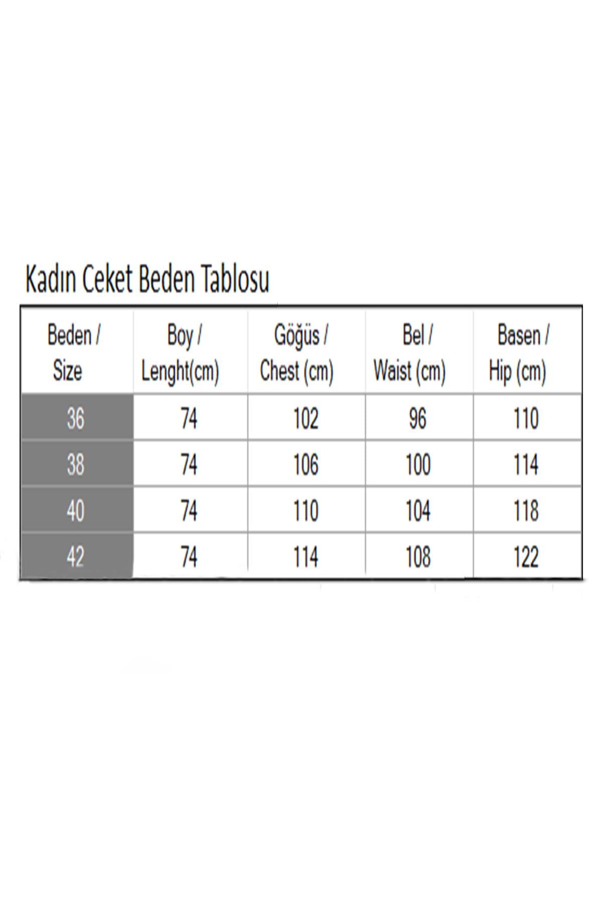 Kadın Ceket Siyah 6146