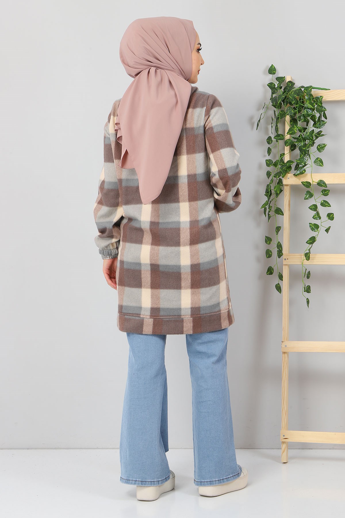 Kanguru Cepli Polar Sweatshirt Kahverengi 10801