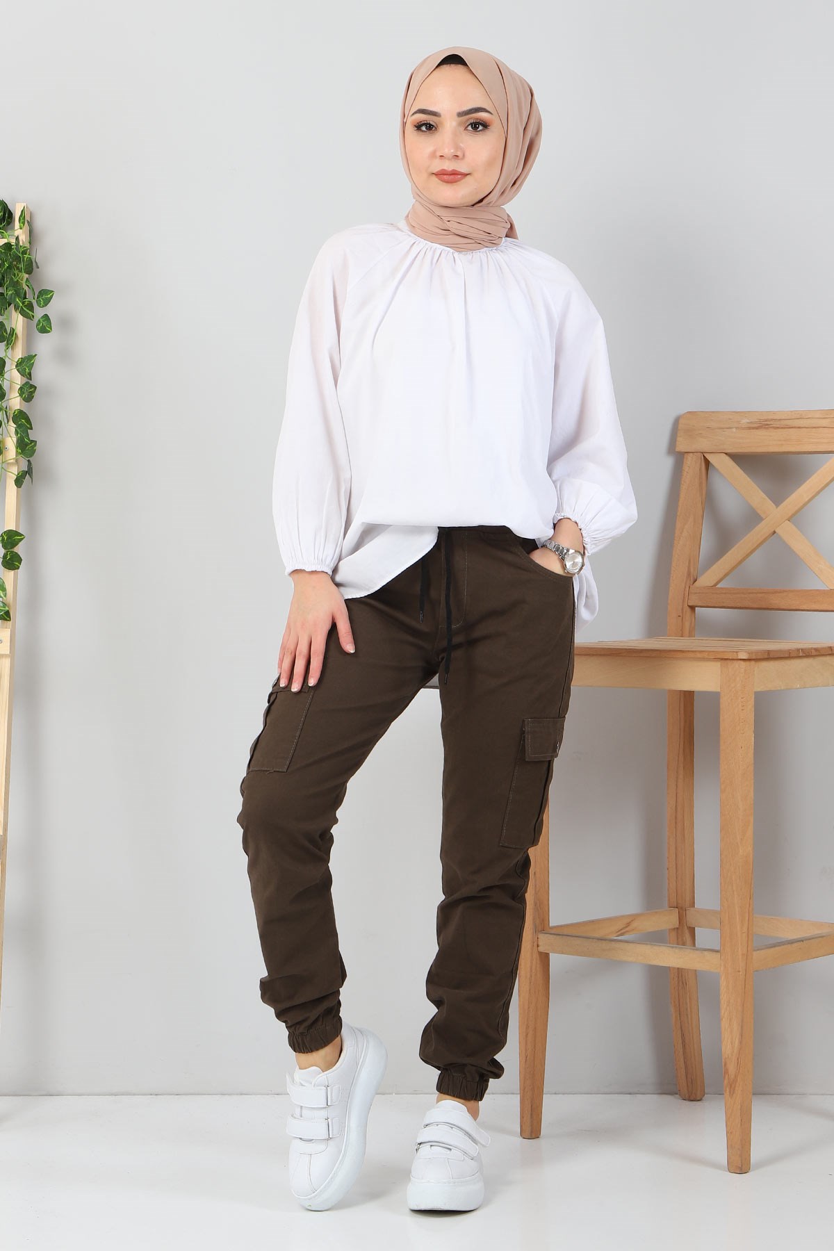 Kargo Cepli Pantolon Kahverengi 6001