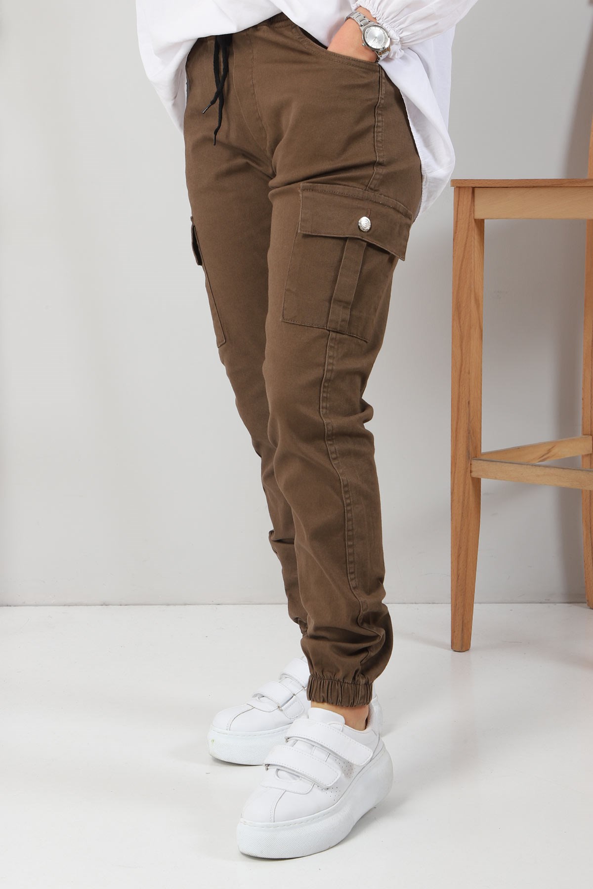 Kargo Cepli Pantolon Taba 6001