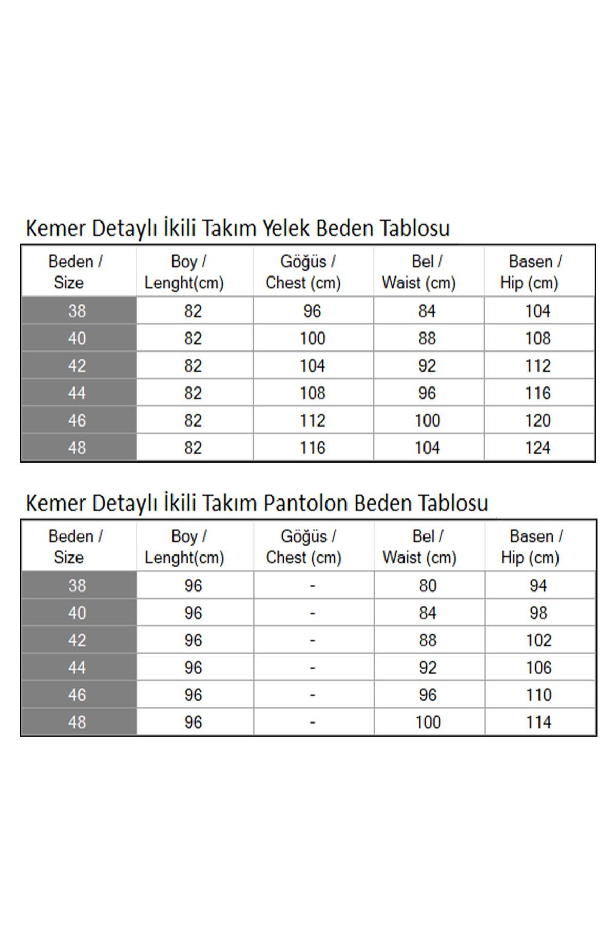Kemer Detaylı İkili Takım Gül Kurusu 19232