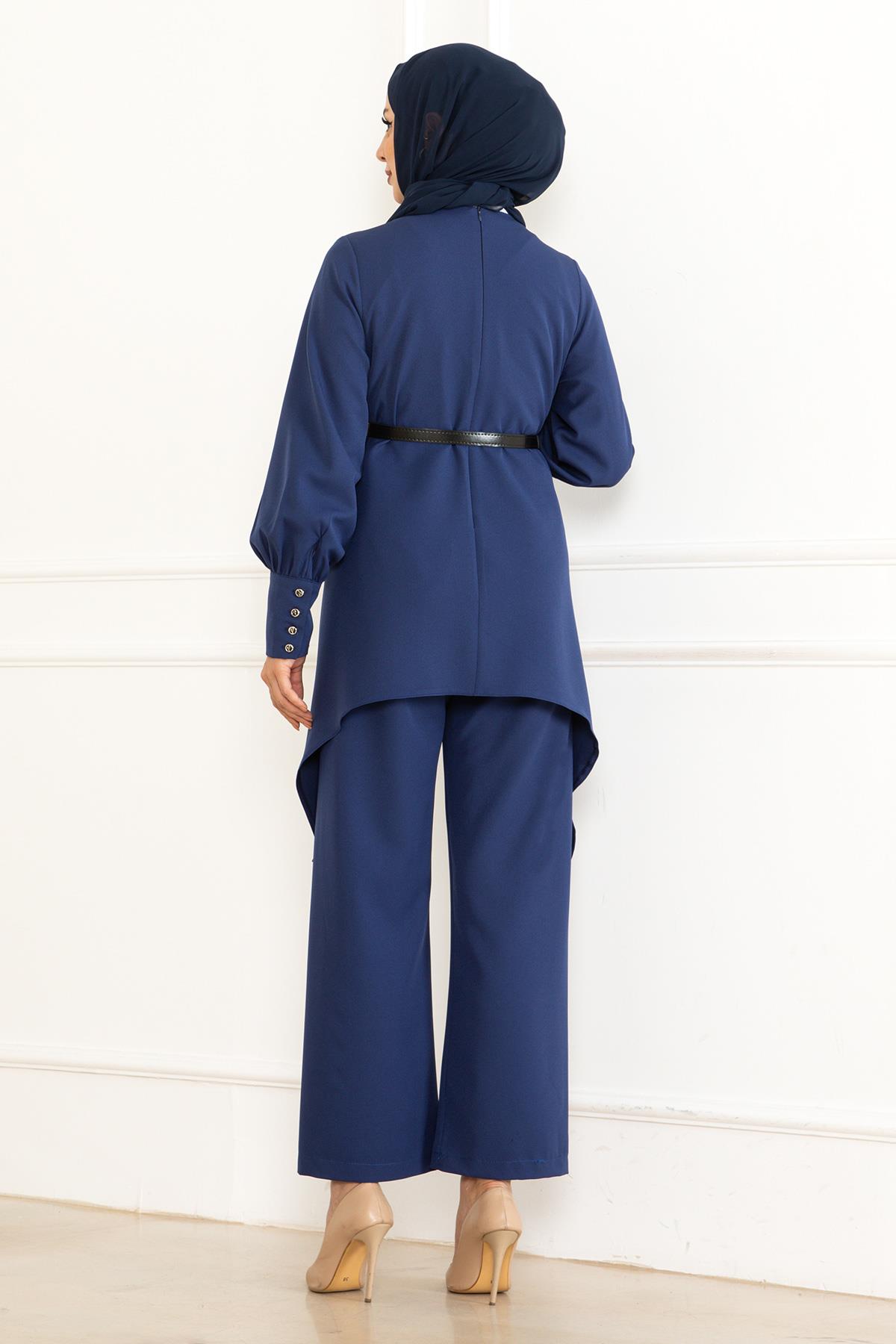 Kemer Detaylı Takım İndigo İndigo MSW19001-2