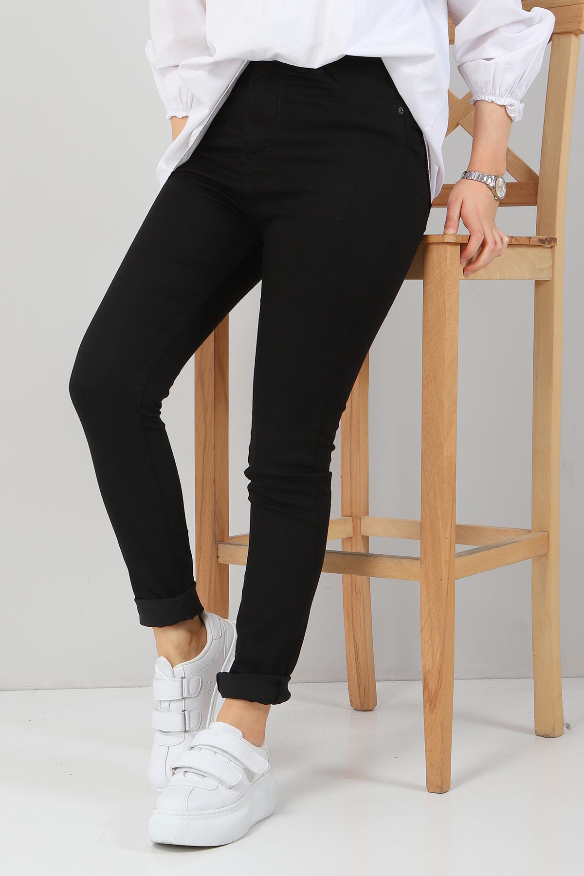 Klasik Jean Pantolon Siyah 6002