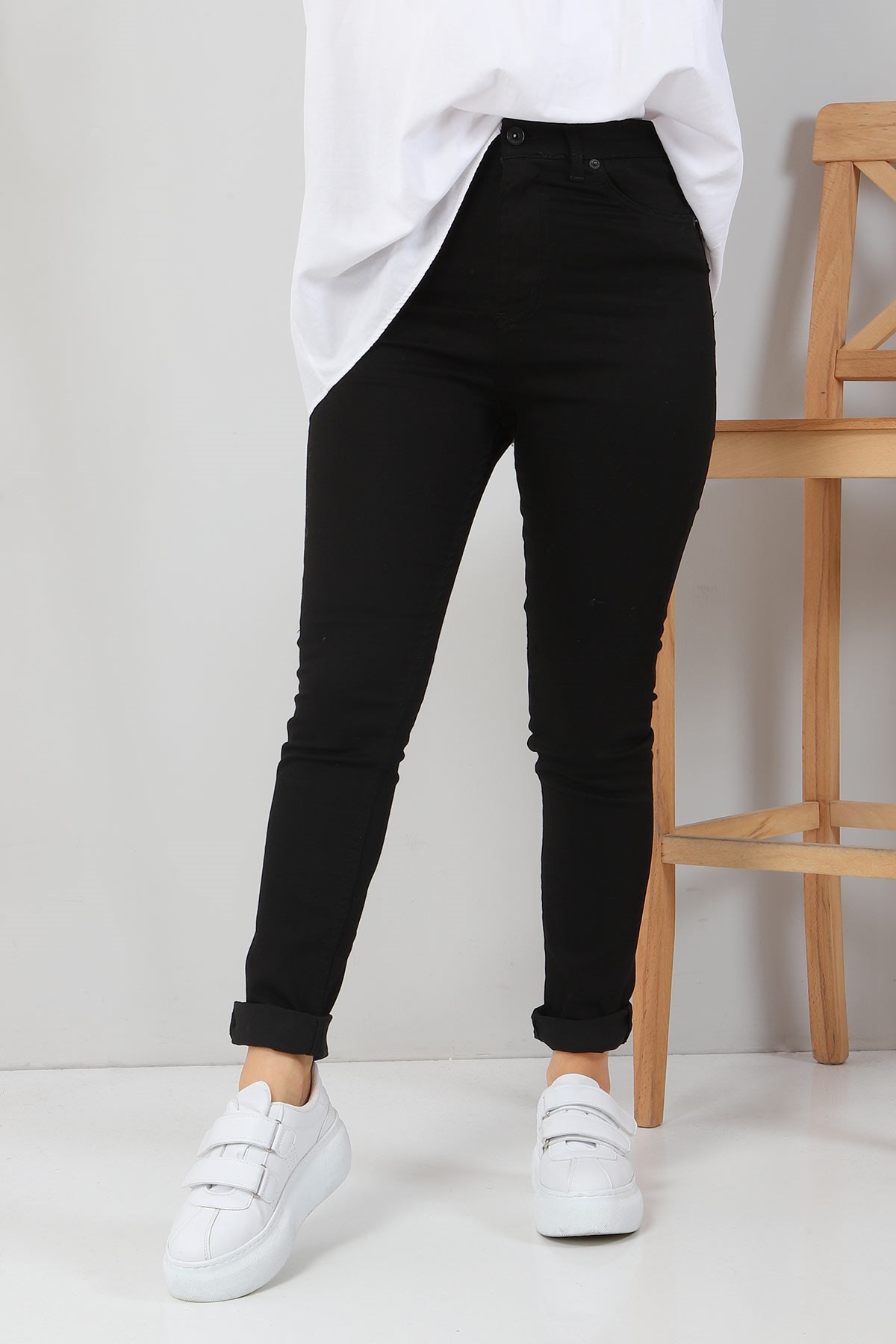 Klasik Jean Pantolon Siyah 6002