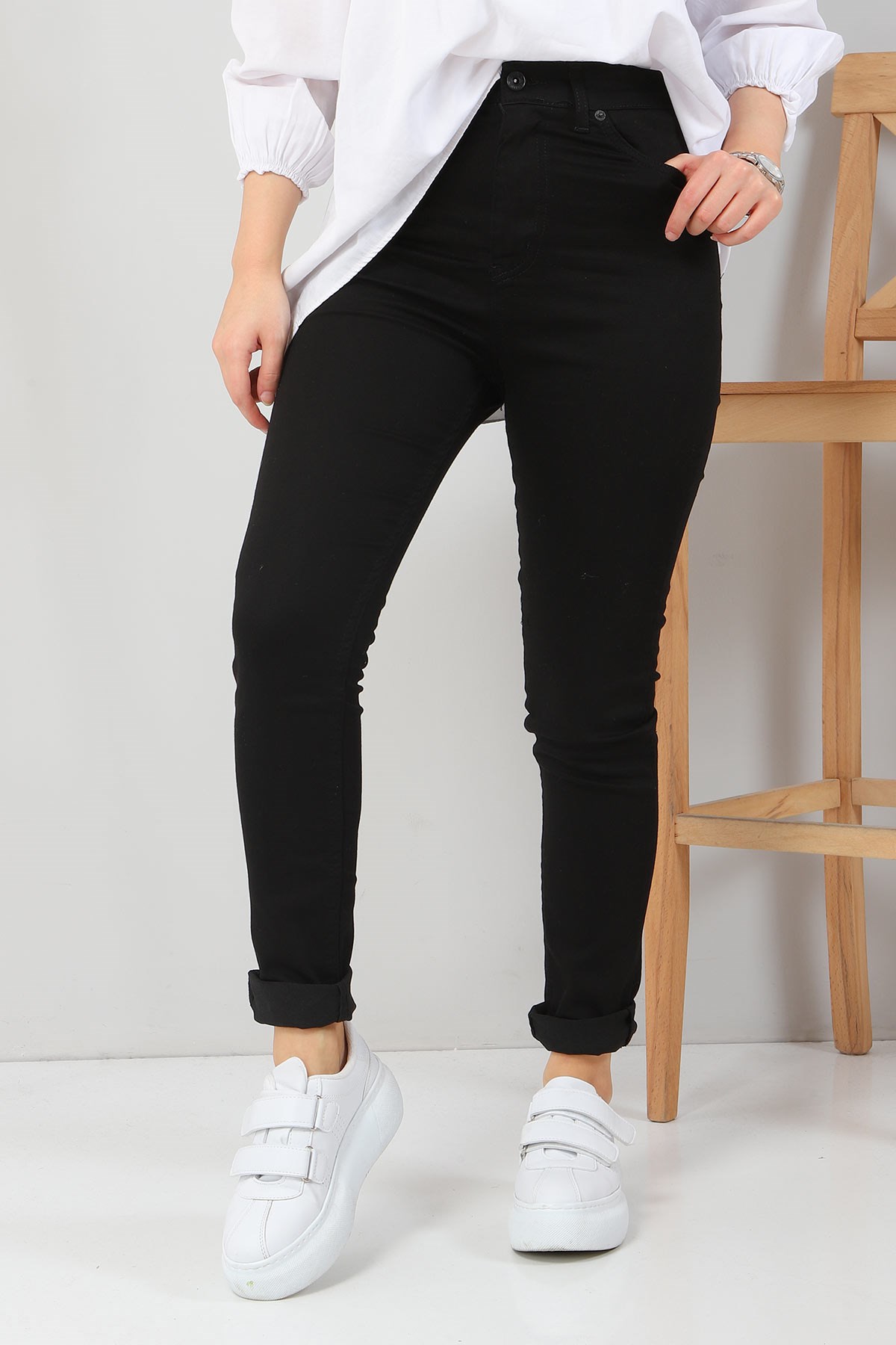 Klasik Jean Pantolon Siyah 6002