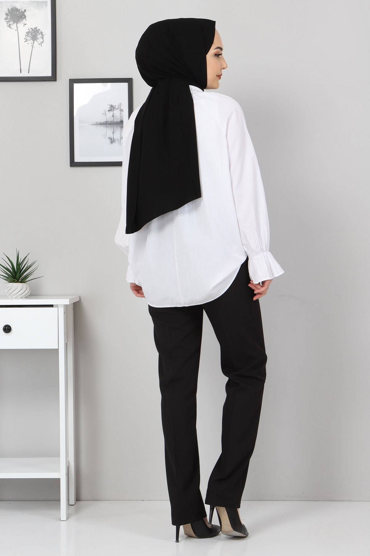 Kumaş Pantolon Siyah 8573
