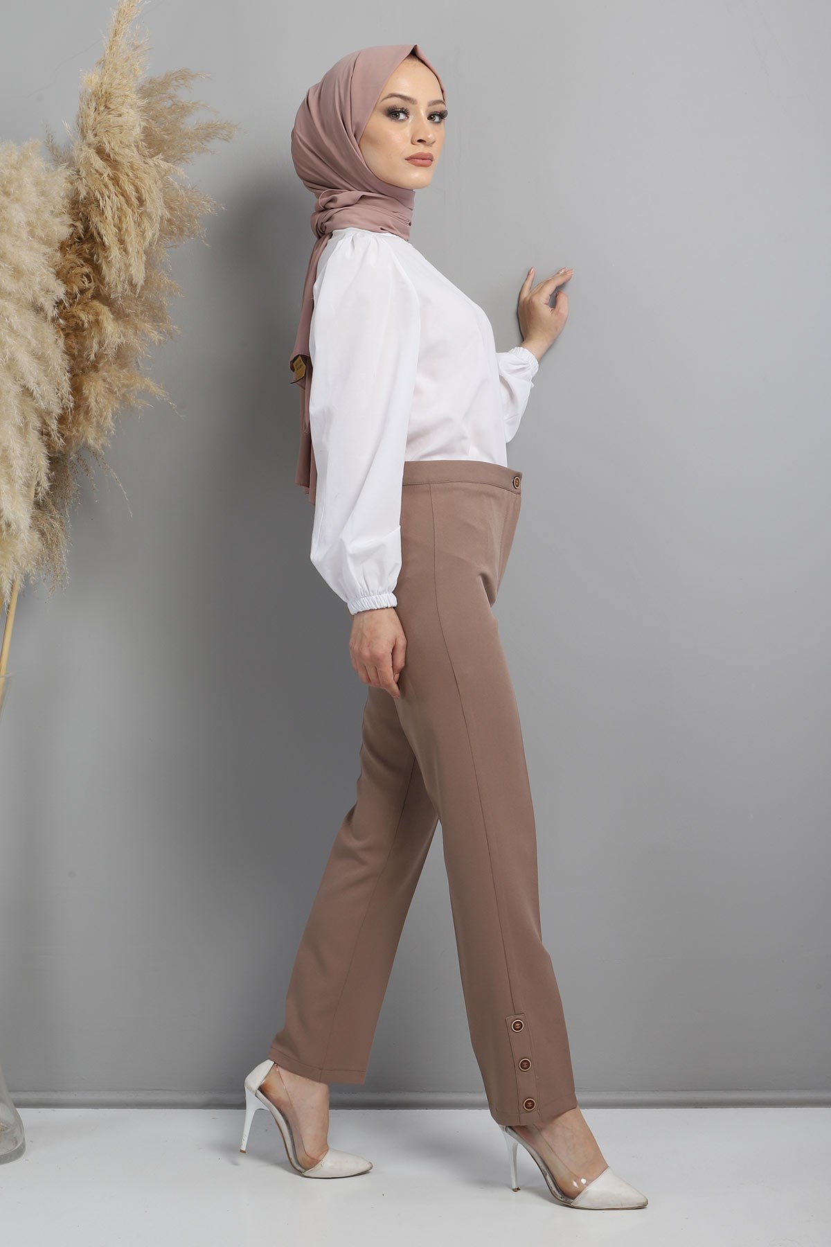 Kumaş Pantolon Vizon 10630