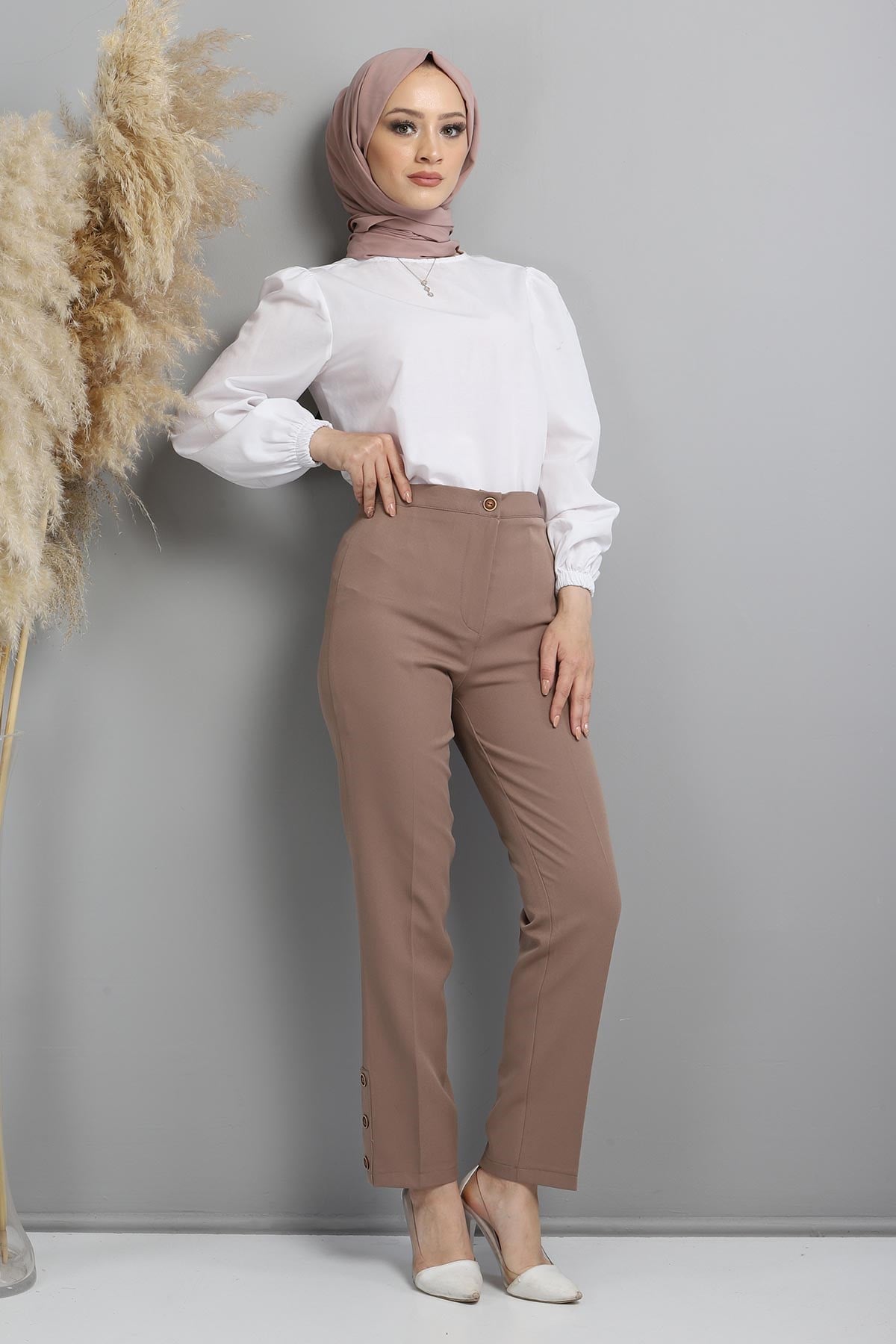 Kumaş Pantolon Vizon 10630