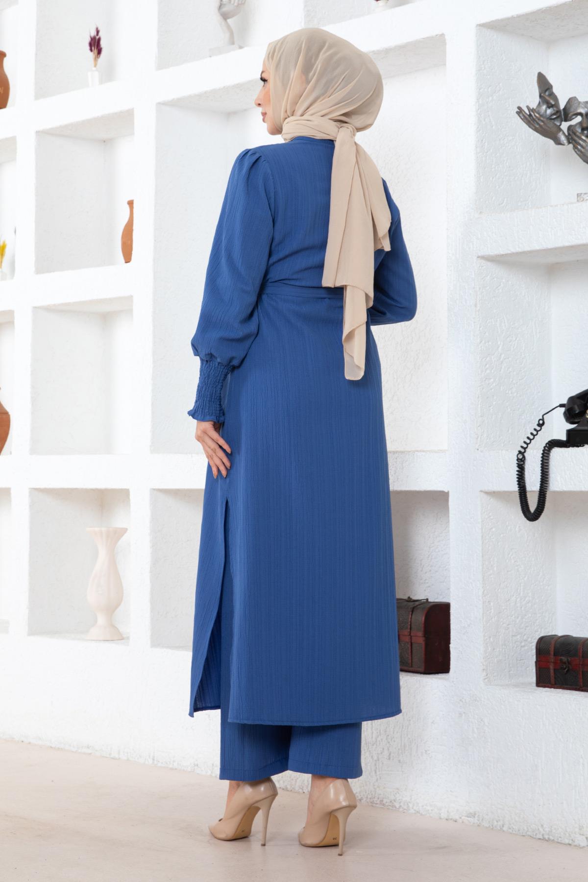 Yırtmaç Detaylı Takım İndigo İndigo MSW19233-2