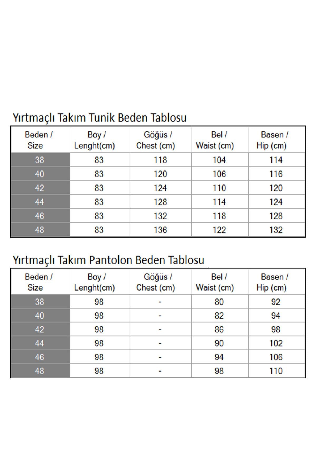 Yırtmaçlı Takım Vizon MSV19129