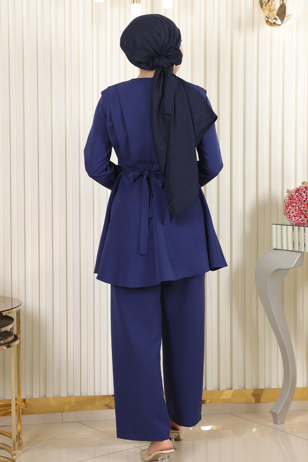 Zincir Kemerli Takım İndigo 18001