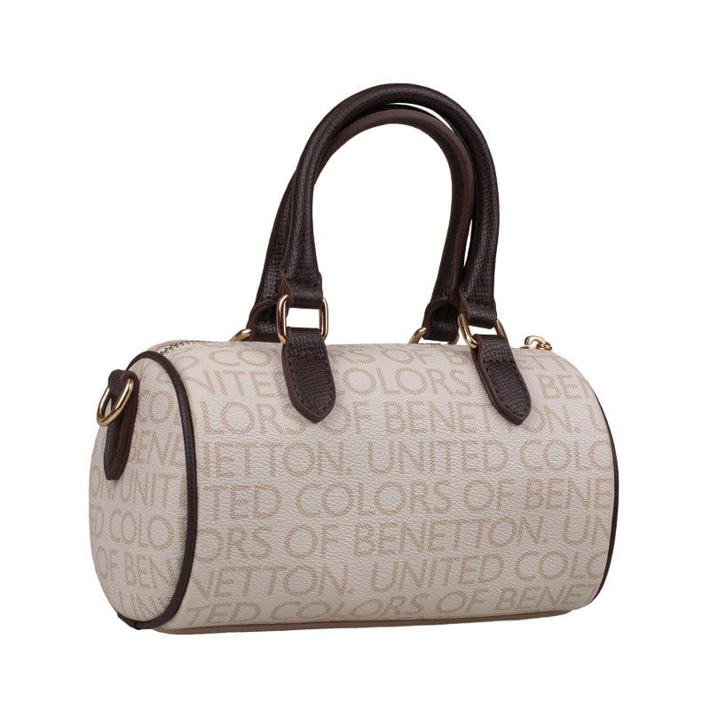 Benetton Kahverengi  Monogram Kadın Kol Çantası BNT 1805
