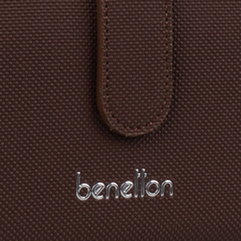 Benetton Kahverengi  Nano Kadın Cüzdan BNT 1862