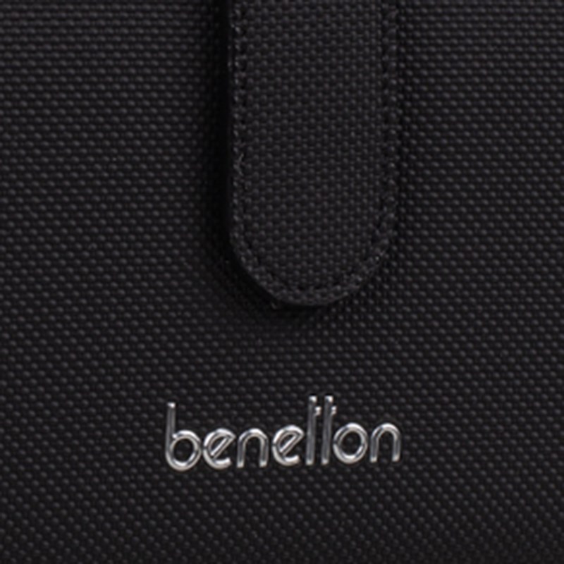 Benetton Siyah  Nano Kadın Cüzdan BNT 1862