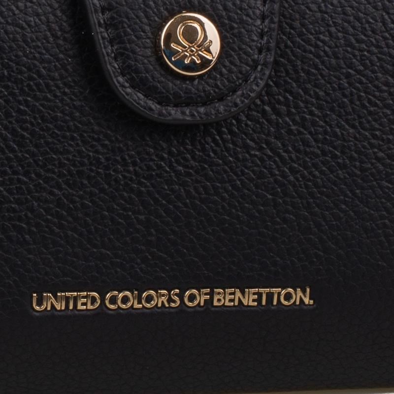 Benetton Siyah  Soft Line Kadın Cüzdan BNT 1715