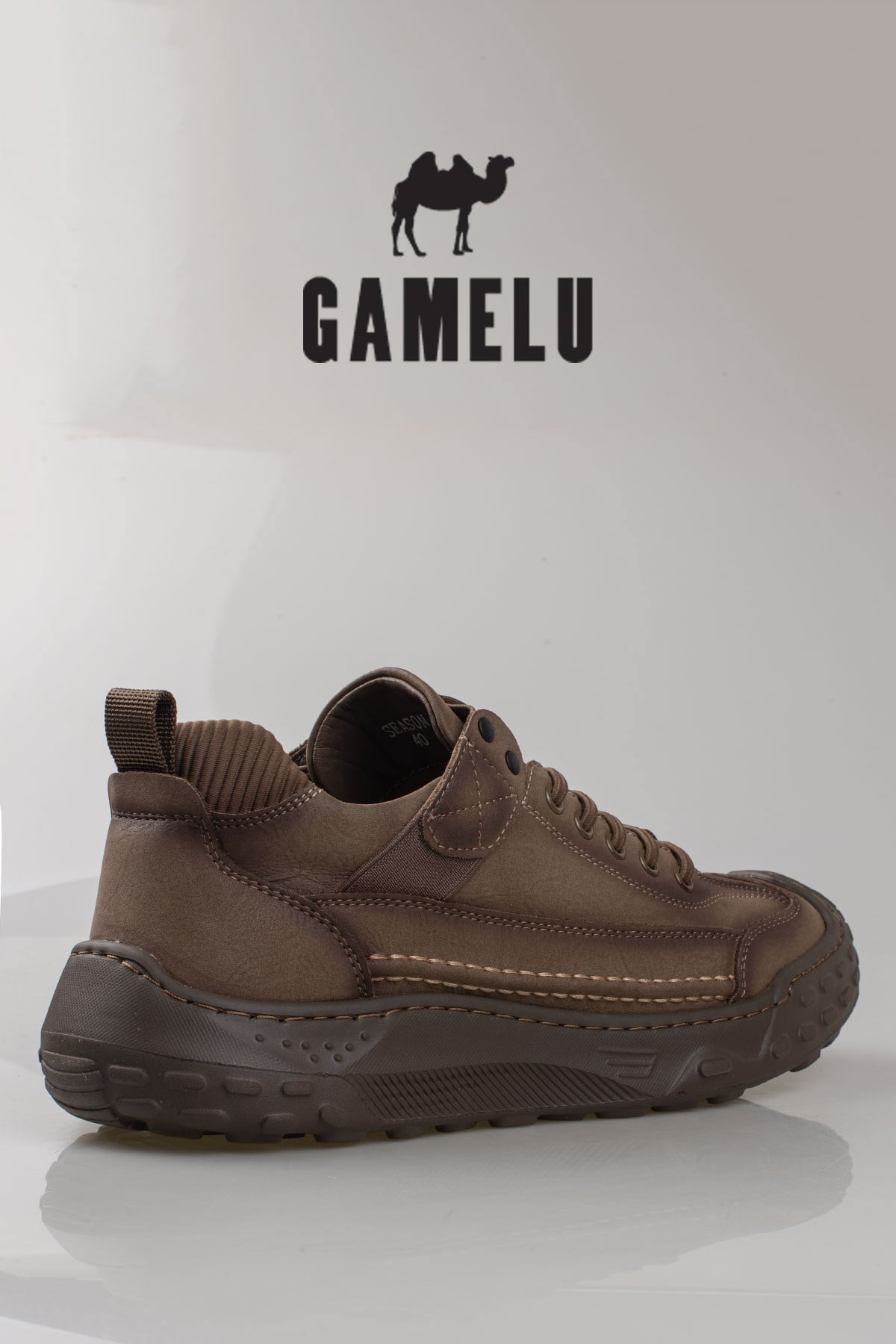 Gamelu Haki  Deri Erkek Season Esnek Günlük Ayakkabı