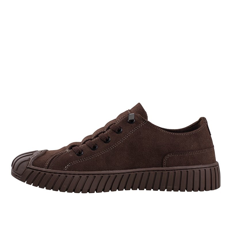 Gamelu Kahverengi  Vigor Burun Korumalı Erkek Nubuk Sneaker