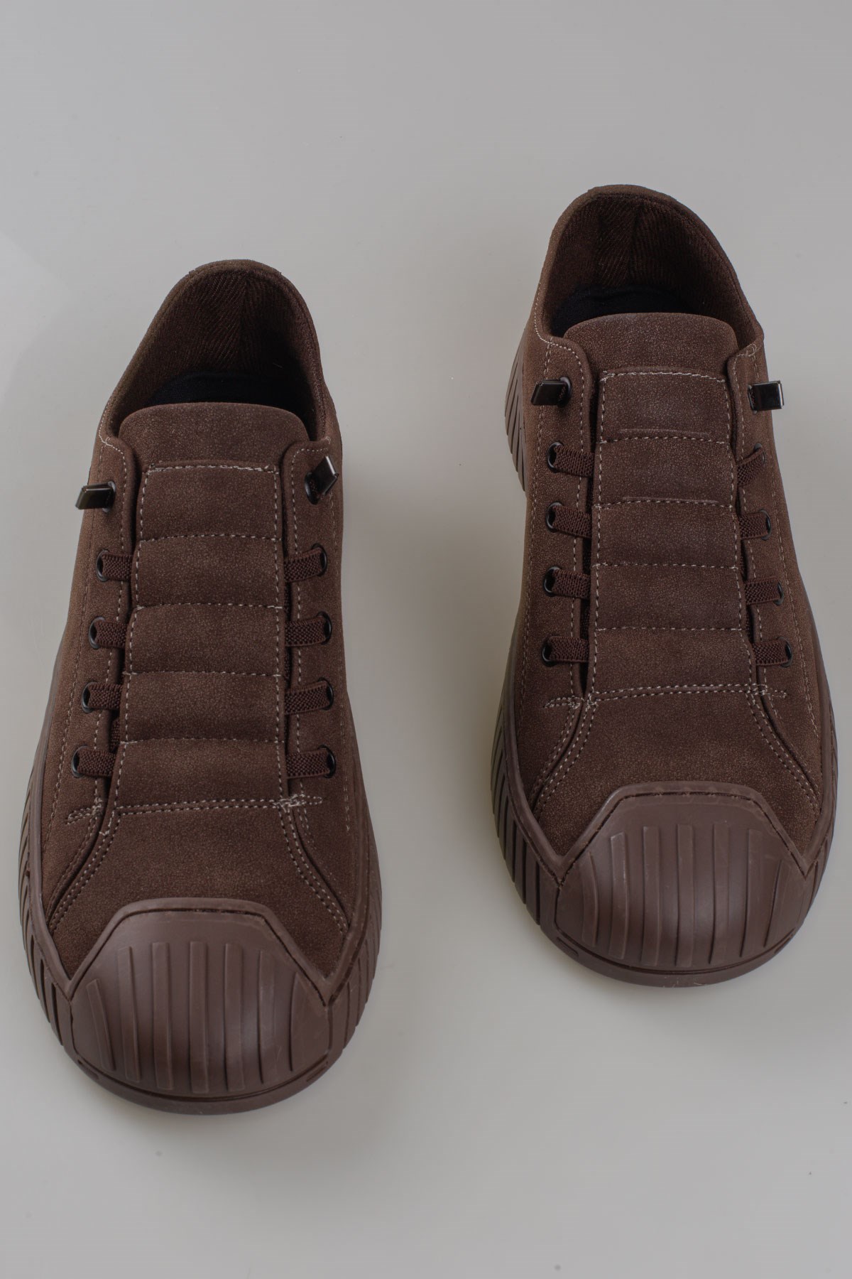 Gamelu Kahverengi  Vigor Burun Korumalı Erkek Nubuk Sneaker