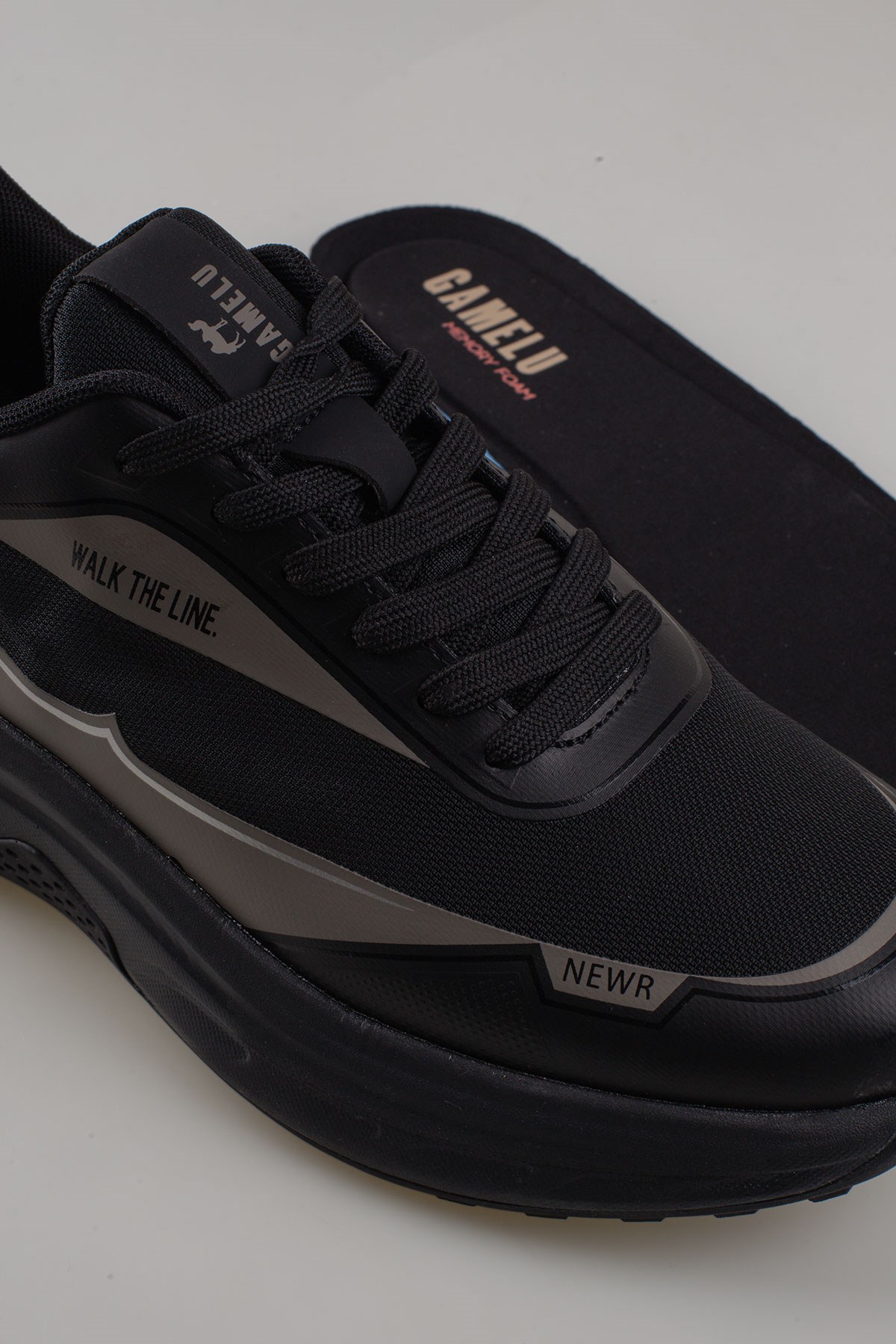 Gamelu Siyah  Degree Ultra Hafif Memory Foam Sneaker