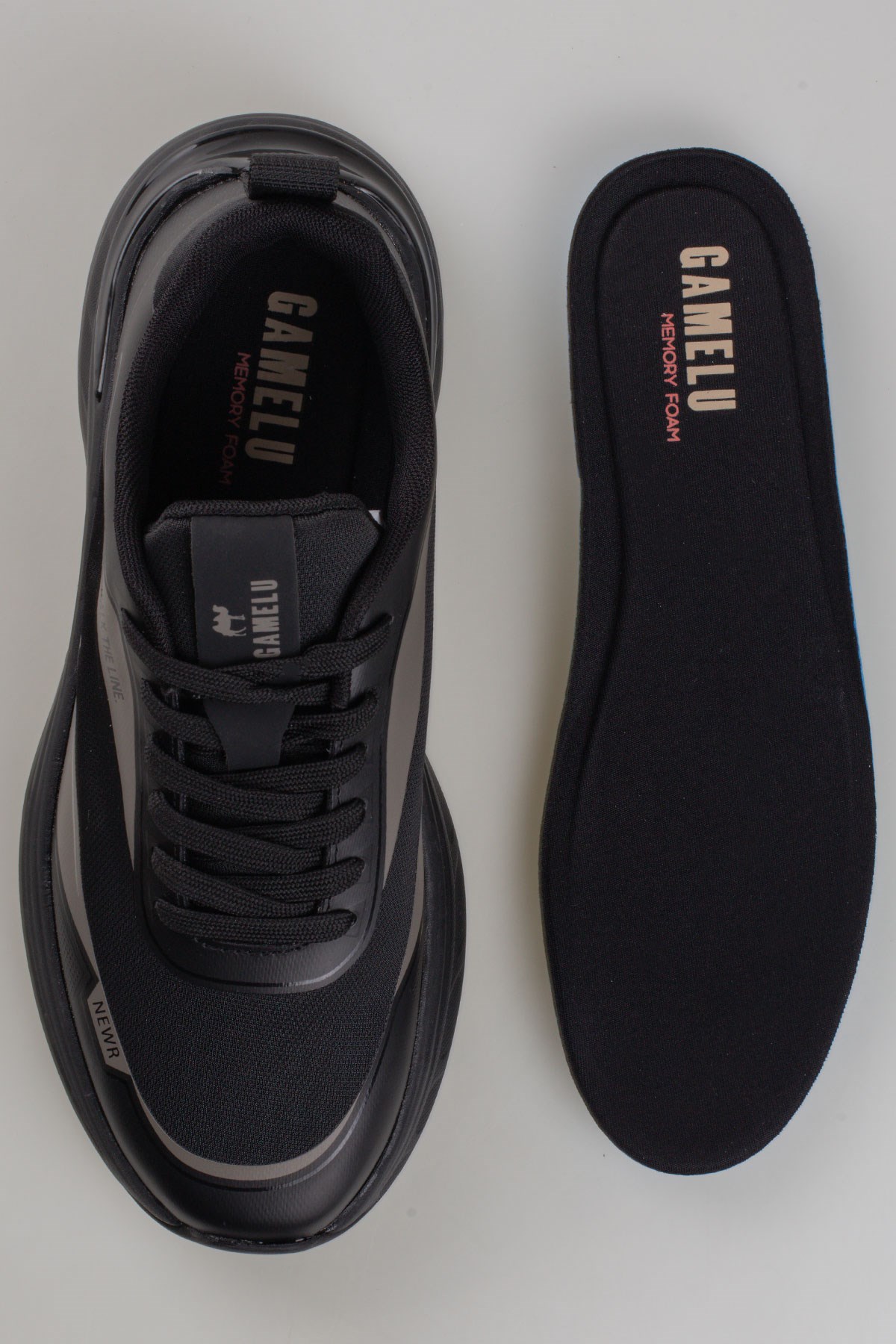 Gamelu Siyah  Degree Ultra Hafif Memory Foam Sneaker