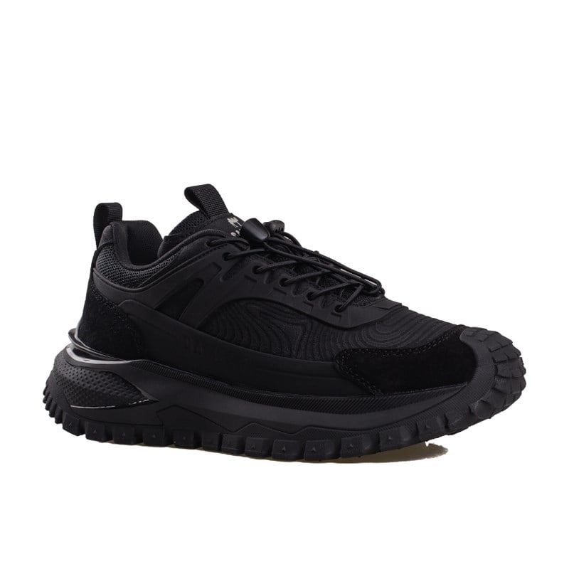 Gamelu Siyah  Pratik Bağcık Trekking Erkek Mevsimlik Sneaker