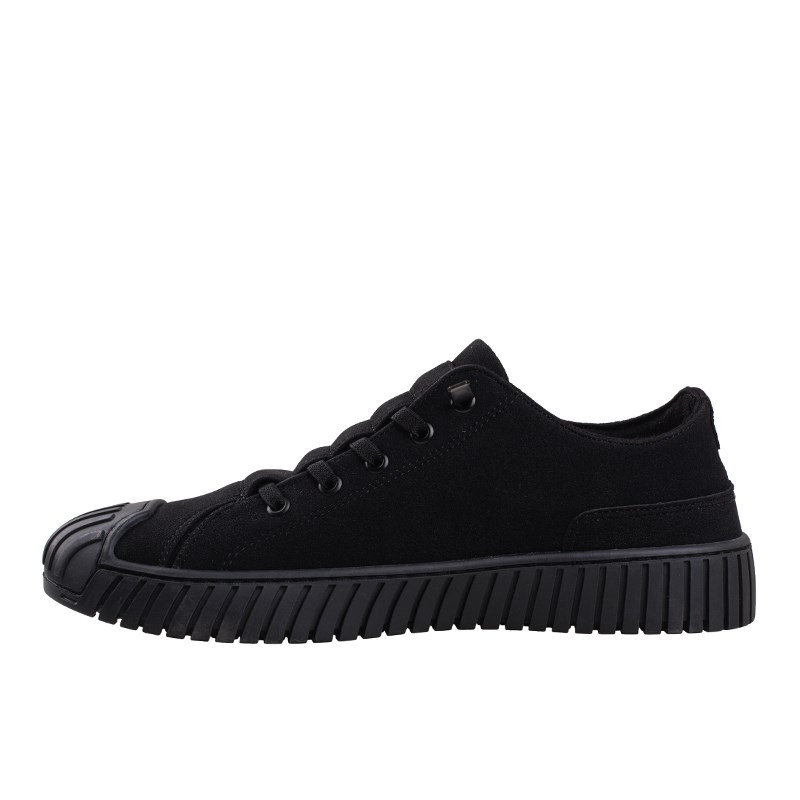 Gamelu Siyah  Vigor Burun Korumalı Erkek Nubuk Sneaker
