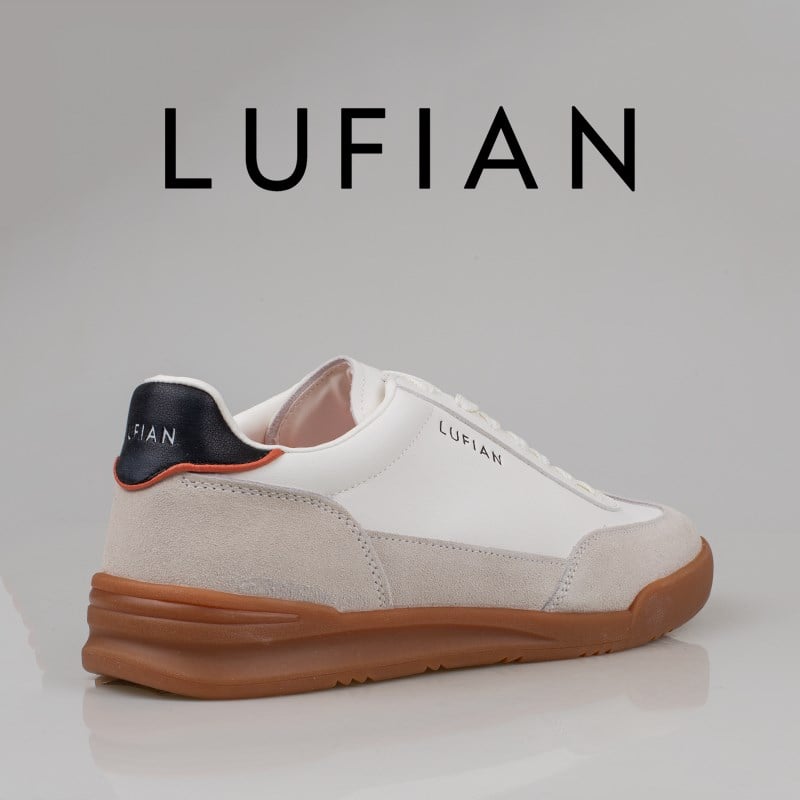 Lufian Beyaz  Milo Erkek Deri Sneaker